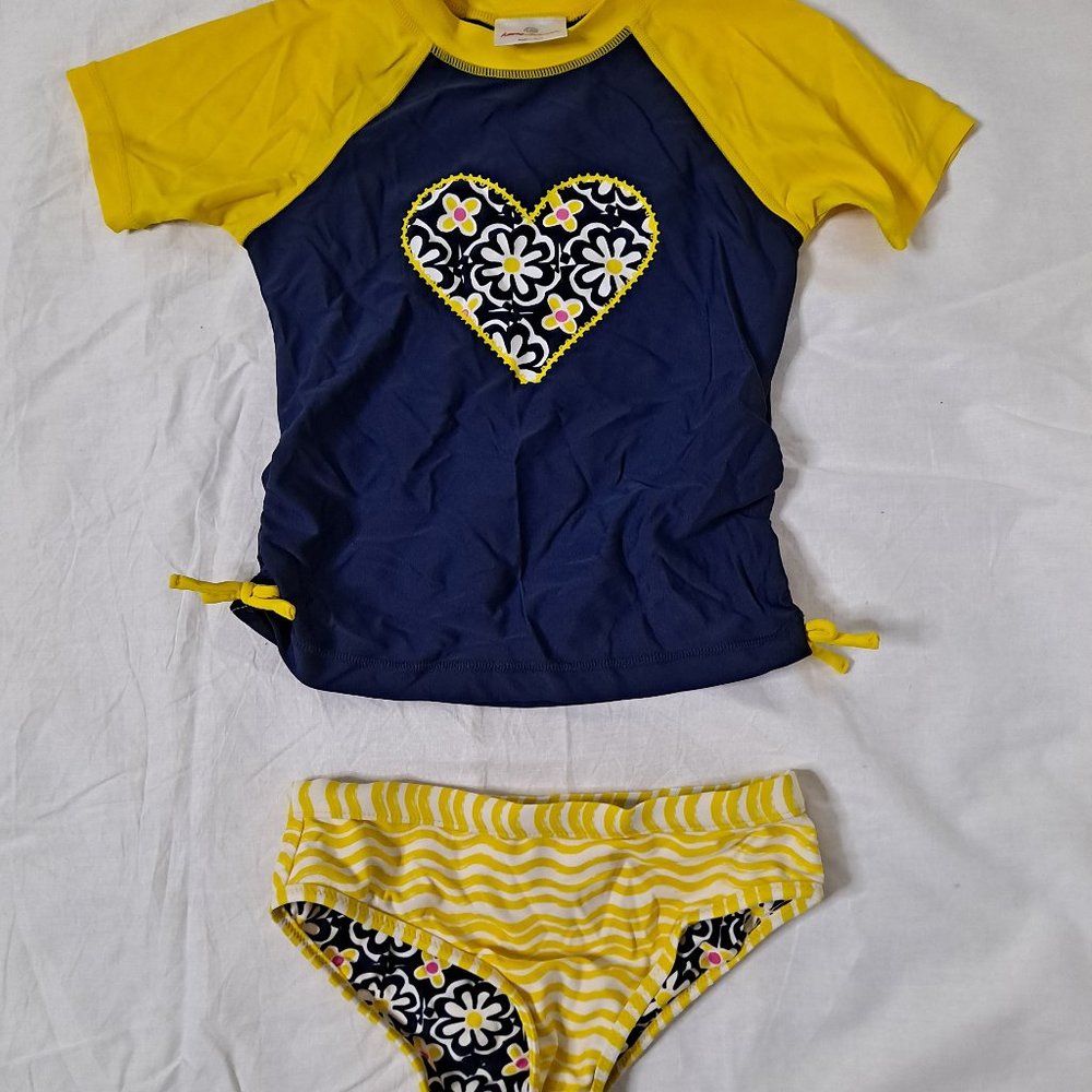Hanna Andersson Girls Swimsuit Sz 120